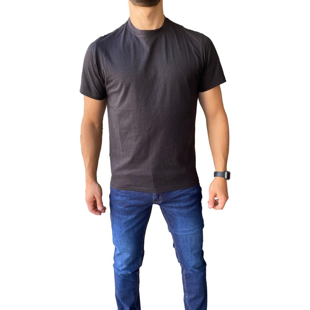 Polera Algod&oacute;n Negro Hombre image number 0.0