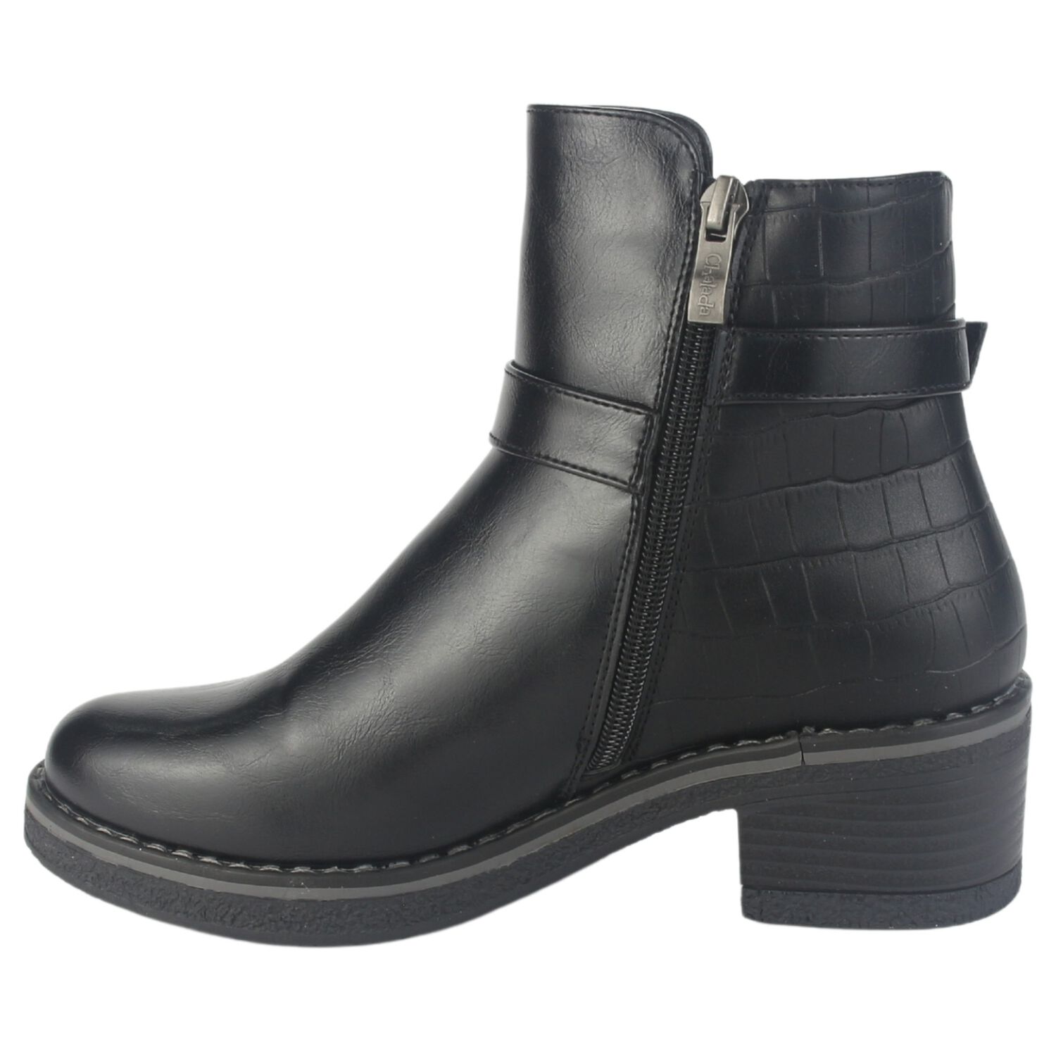 Botin Chalada Mujer Brike-1 Negro Casual image number 1.0