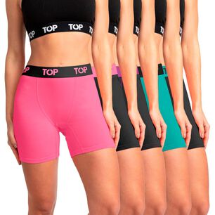 Pack Boxer Mujer Top / 5 Piezas