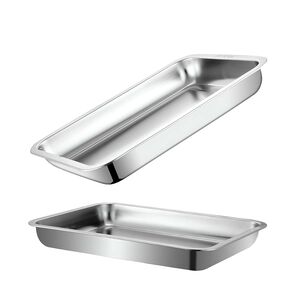 Bandeja Multiuso Rectangular De Acero Para Horno 50x35 Cm