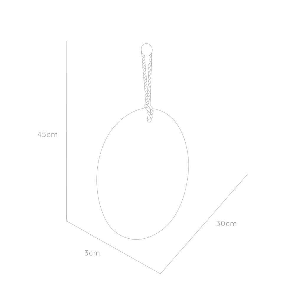 Espejo Circular Fm-001 45x30x4 image number 4.0