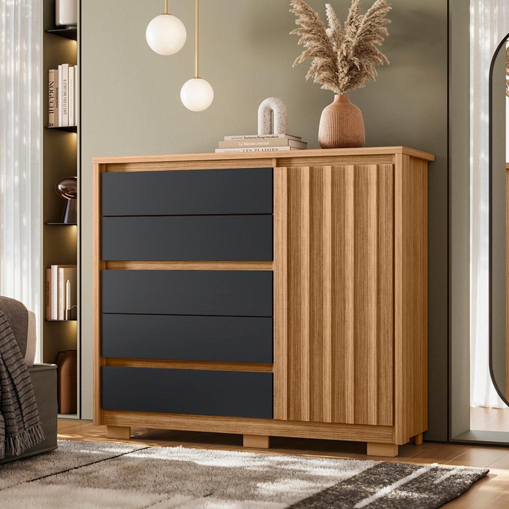 Cómoda Vekka Home Comoda Dueto / 5 Cajones image number 3.0