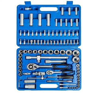 Set Caja Herramientas Llaves Y Dados 94 Piezas 1/2 1/4