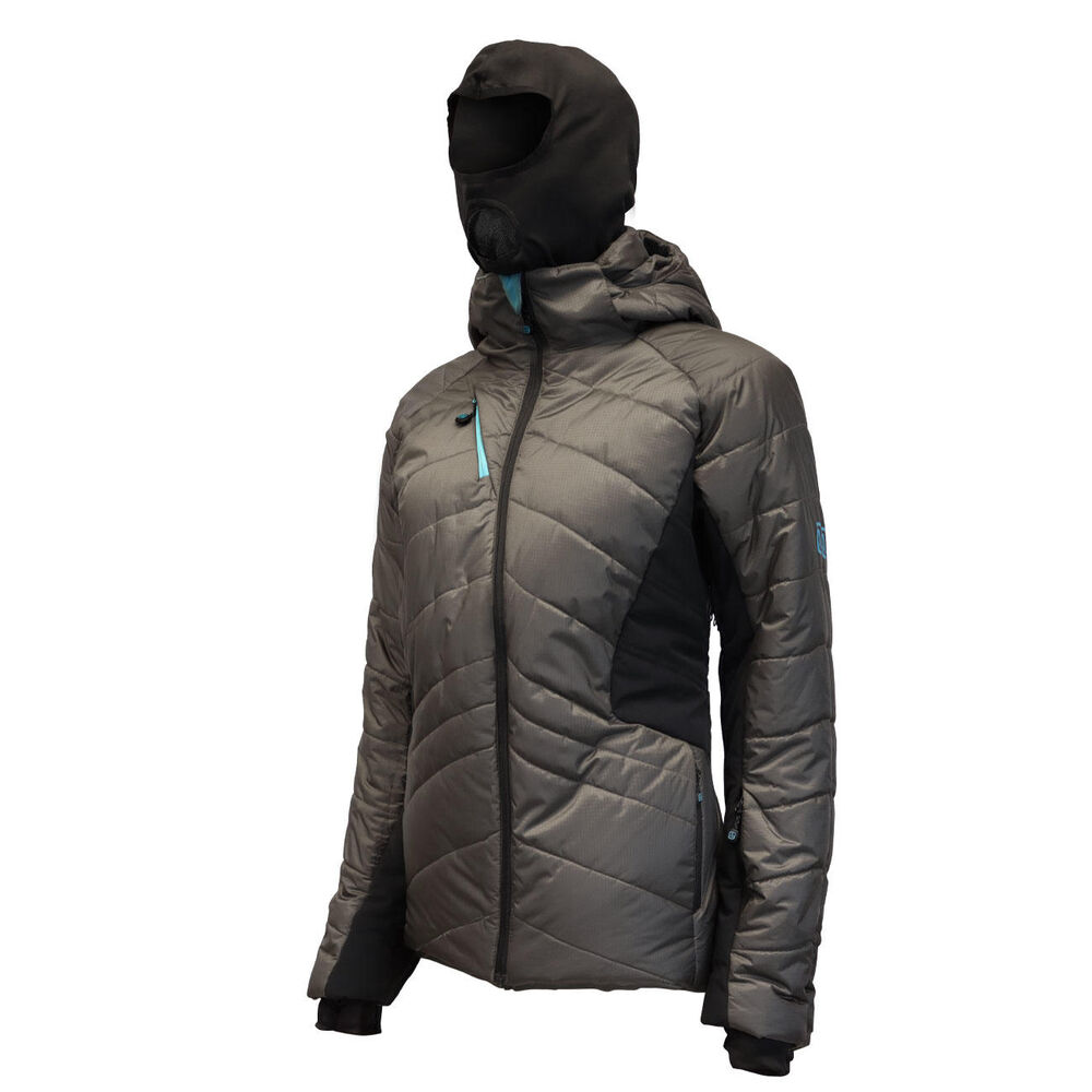 Parka Thinsulate Mujer Gris/negro Z-9100 image number 4.0