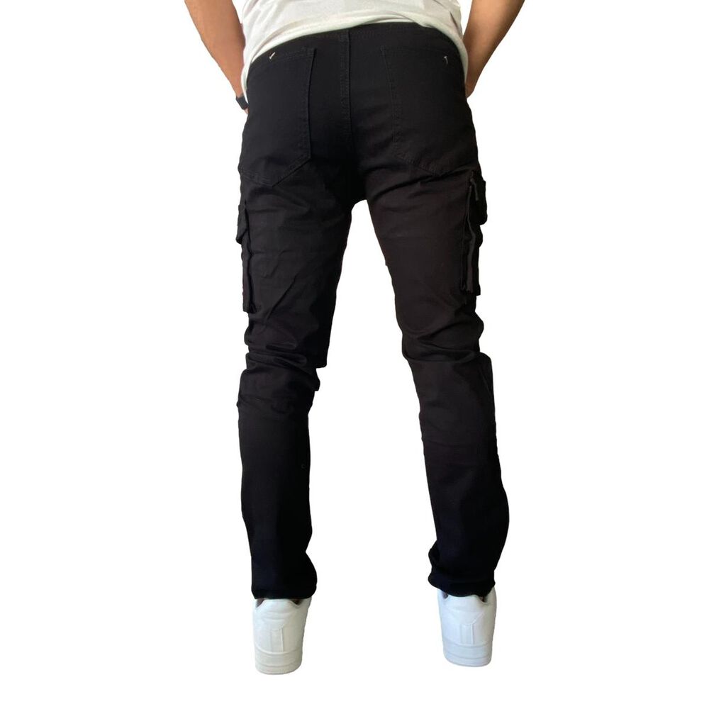 Pantal&oacute;n Cargo Slim Fit Mosaico Tela Elasticada image number 7.0