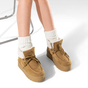 Botin Casual Mujer Gamuza Felpa Antideslizante Weide Lt202