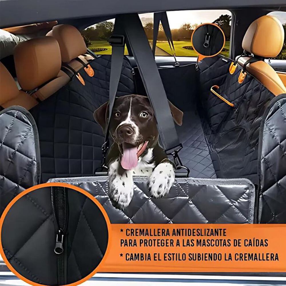 Funda De Asiento Trasero Para Auto Resistente Impermeable image number 3.0