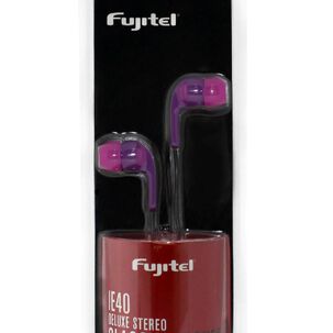 Aud&iacute;fono Fujitel In Ear Stereo Morado Rosado Hi Sound I160ie40pp