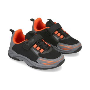Zapatilla Infantil Ni&ntilde;o Topsis Black