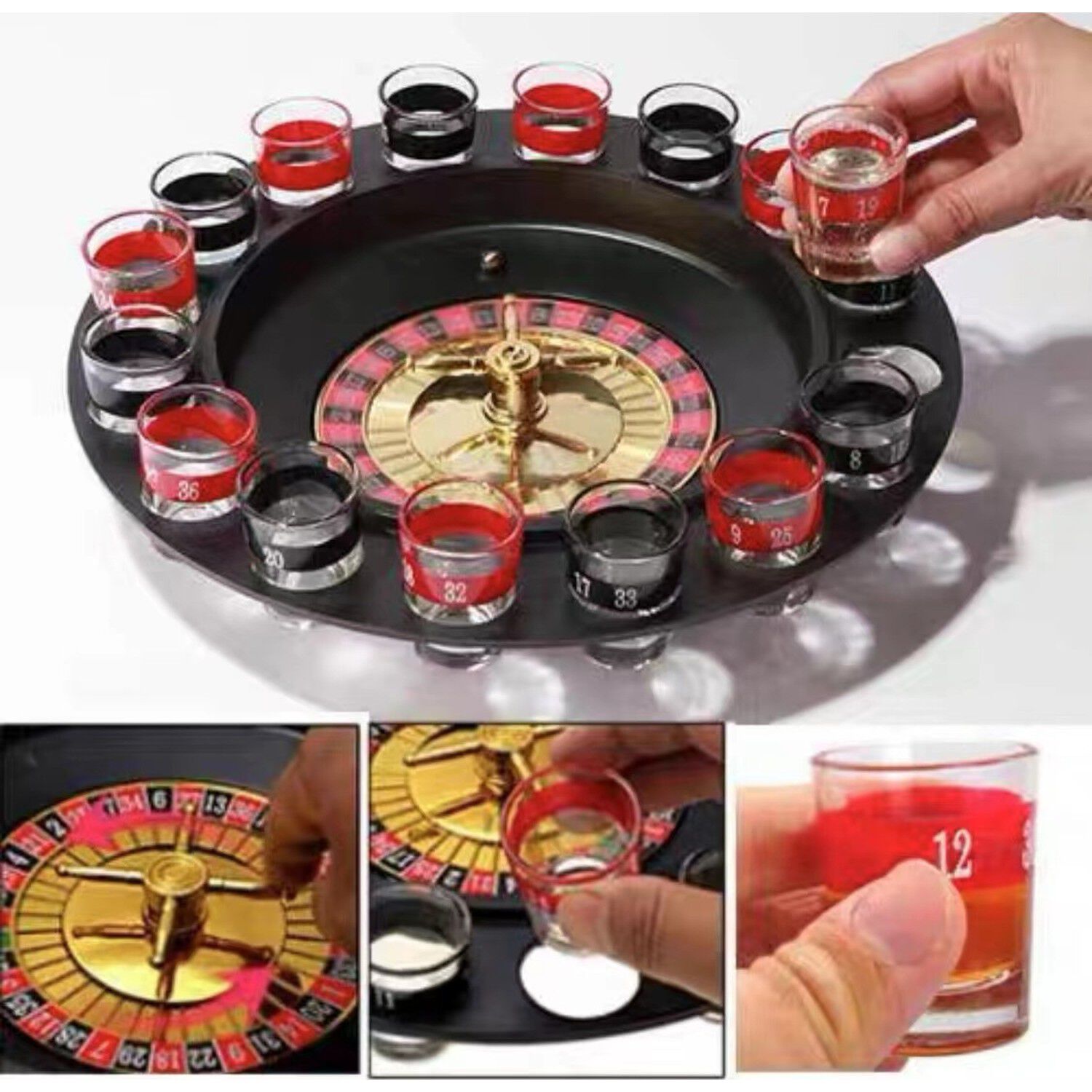 Juego Ruleta Shots Alcohol Fiesta Diversi&oacute;n Apuestas image number 2.0