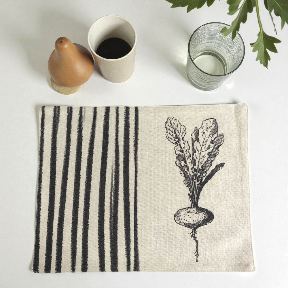 Set 6 Individuales De Lino 35x45 Repelente A Liquido-antimancha Md17 image number 0.0