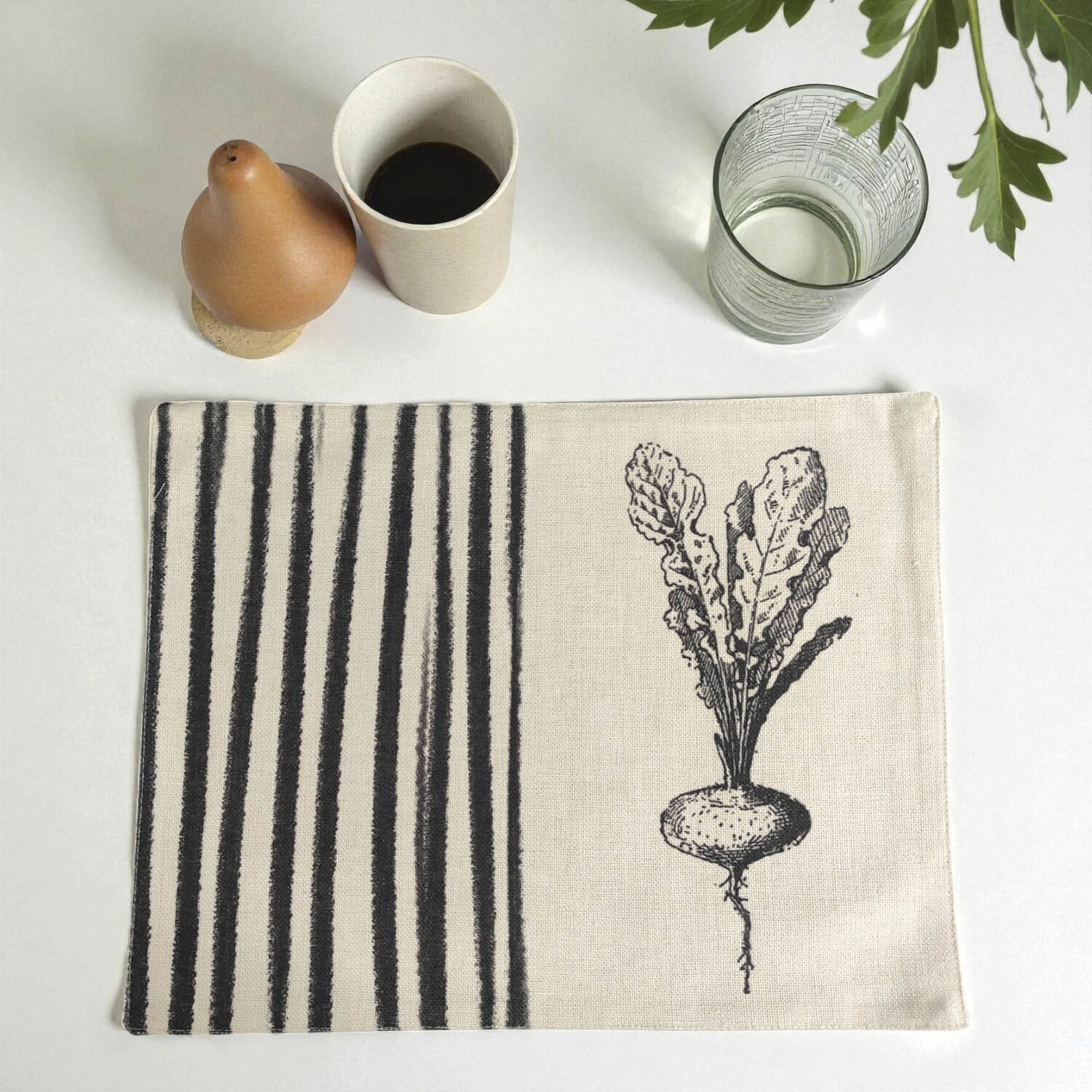 Set 6 Individuales De Lino 35x45 Repelente A Liquido-antimancha Md17 image number 0.0
