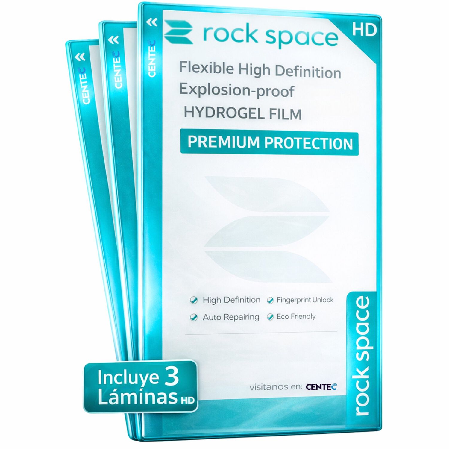 Pack 3 Hidrogel Rock Space Hd Para Samsung Galaxy A23 image number 1.0