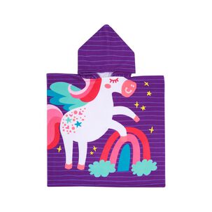 Toalla Playa Capucha Casaideal Kids Magic / 60 X 120 Cm