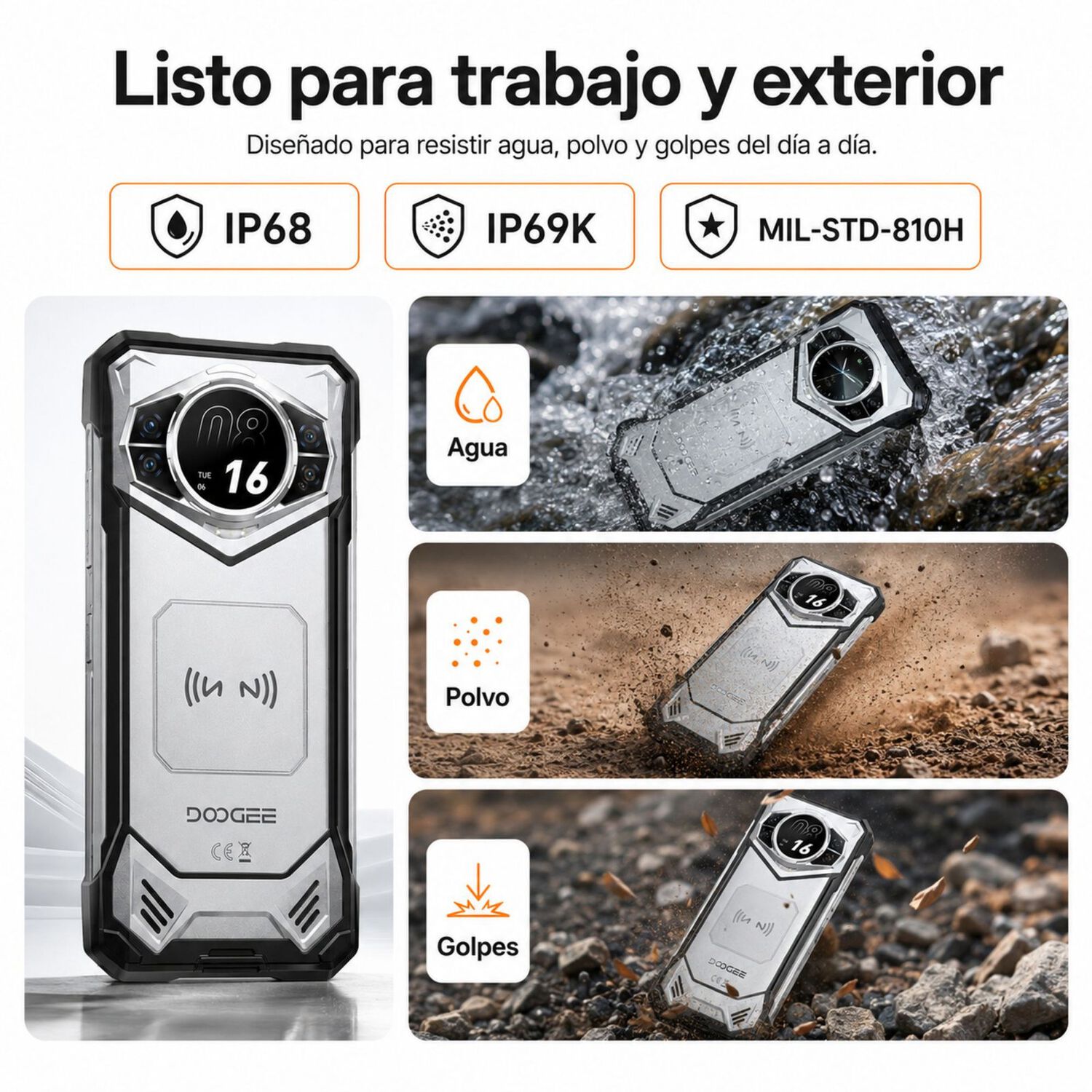 Doogee S200 Vip 5g Celular Rugged 48gb 256gb image number 2.0