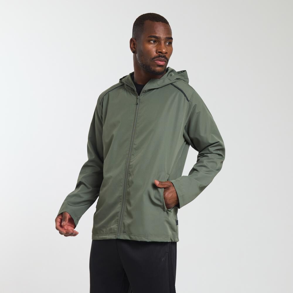 Chaqueta Deportiva Cuello Alto Con Capucha Hombre Wetland image number 2.0