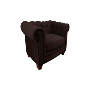 Sofa Florencia 1 Cuerpo Tela Velvet Chocolate