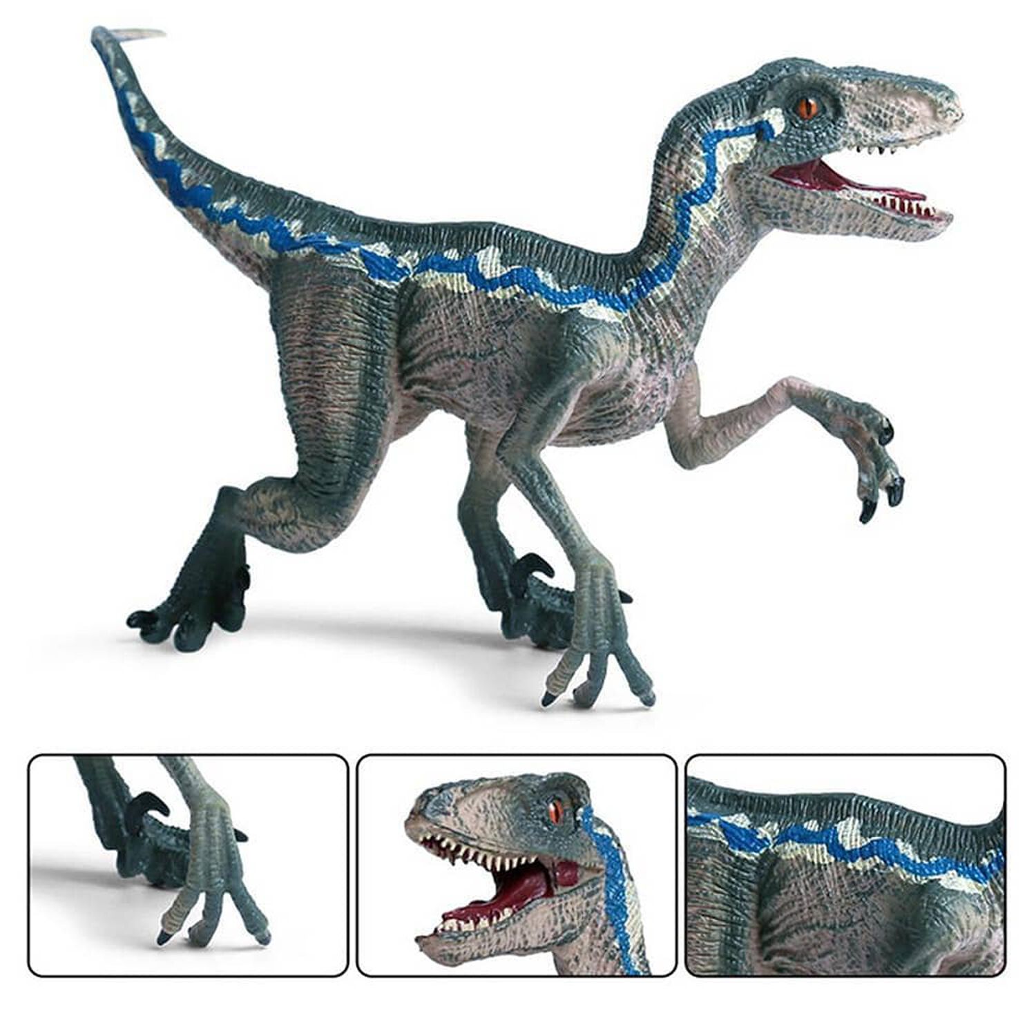 Juguete Dinosaurio Velociraptor Blue Para Ni&ntilde;os image number 1.0