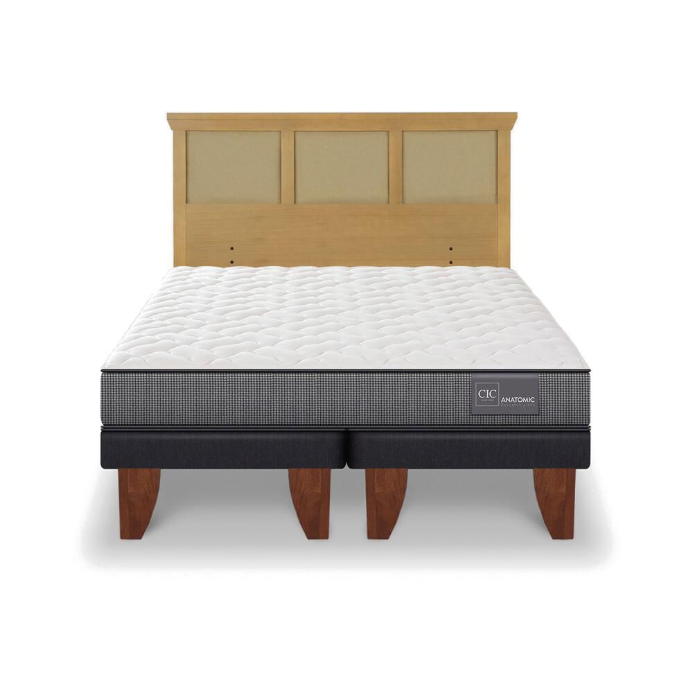 Cama Europea Cic Anatomic / King / Base Dividida + Respaldo image number 0.0