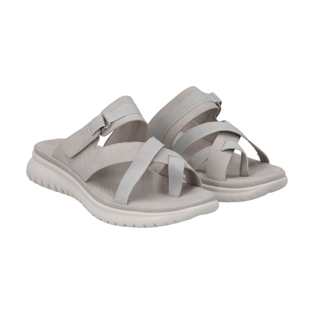 Sandalia Mujer Gris Valentina Police image number 4.0