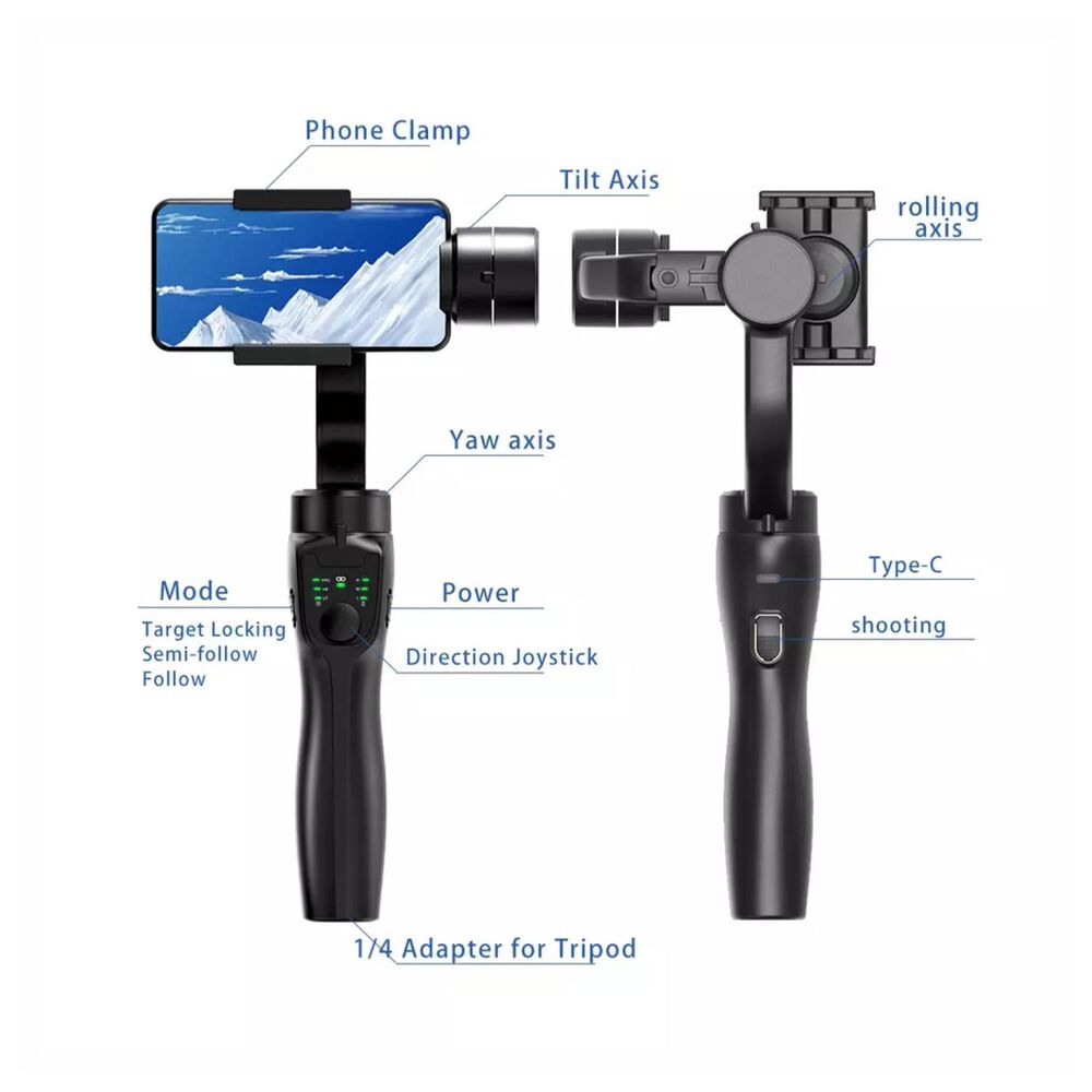 Soporte Gimbal Estabilizador Selfie Stick Bluetooth Para Celular image number 2.0