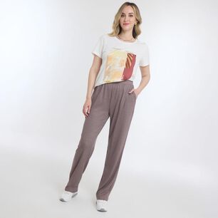Pantal&oacute;n De Buzo Dise&ntilde;o Rib Tiro Medio Relax Mujer Geeps