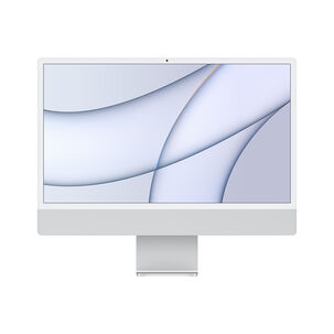 Imac Refurbished 24" Apple M1 Chip With 8core Cpu And 8core Gpu, Gigabit Ethernet Silver - Fgpc3ll/a