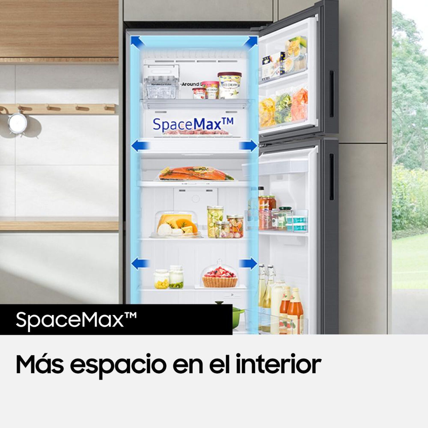 Refrigerador Top Freezer Samsung RT38CG6000S9ZS Space Max / No Frost / 393 Litros / E image number 6.0