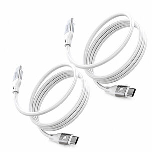 Pack 2 Cable Magn&eacute;tico 60w Usb C A Usb C Maxell 1.2 Metros Carga R&aacute;pida Negro