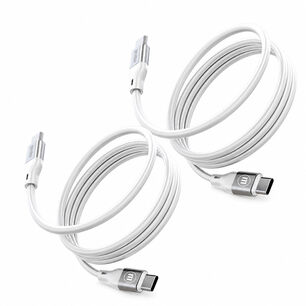 Pack 2 Cable Magn&eacute;tico 60w Usb C A Usb C Maxell 1.2 Metros Carga R&aacute;pida Negro