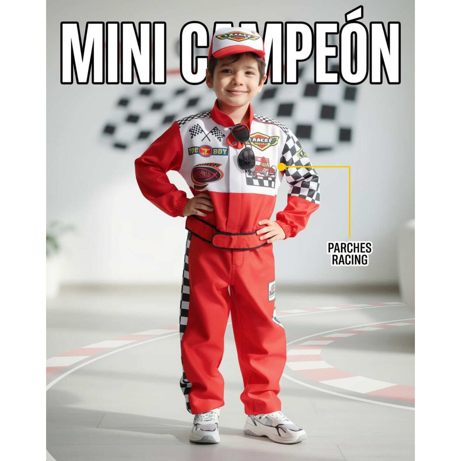 Disfraz Infantil Formula 1 Piloto image number 1.0