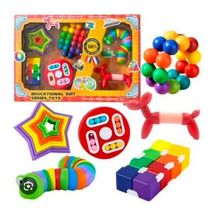 Kit Sensorial Educativo Antiestr&eacute;s Para Ni&ntilde;os