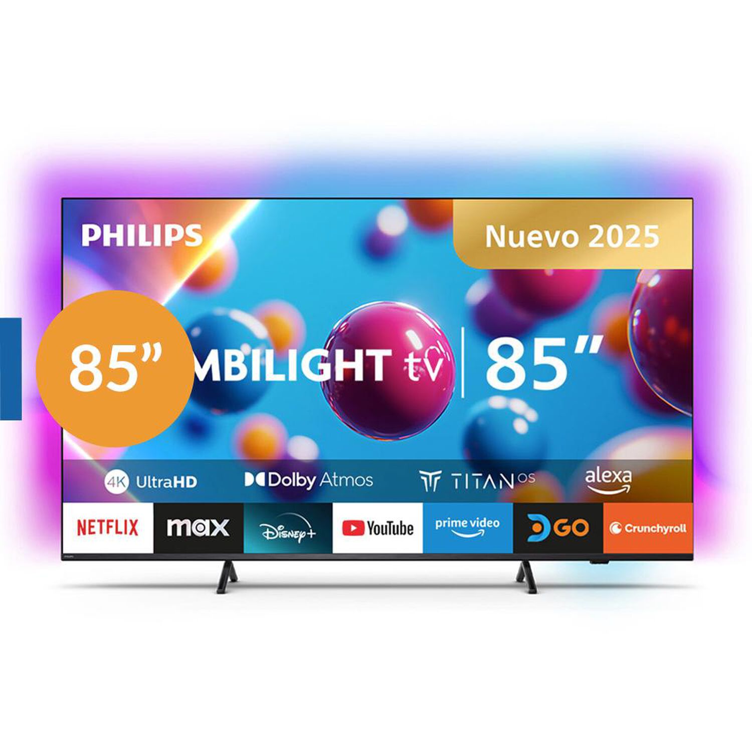 Led 85" Philips 85PUD8209 / Ultra HD 4K / Smart TV