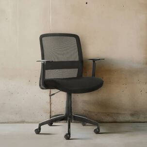 Silla Oficina Mesh Negro Form