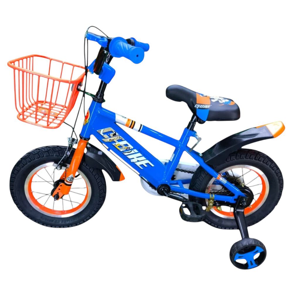 Bicicleta Aro 12 Infantil Cfbike Azul/naranjo image number 3.0