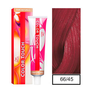 Wella - Tintura Semipermanente Color Touch 66/45 Rubio Oscuro Intenso Rojo Caoba 60gr + Per&oacute;xido En Crema De 1,9%