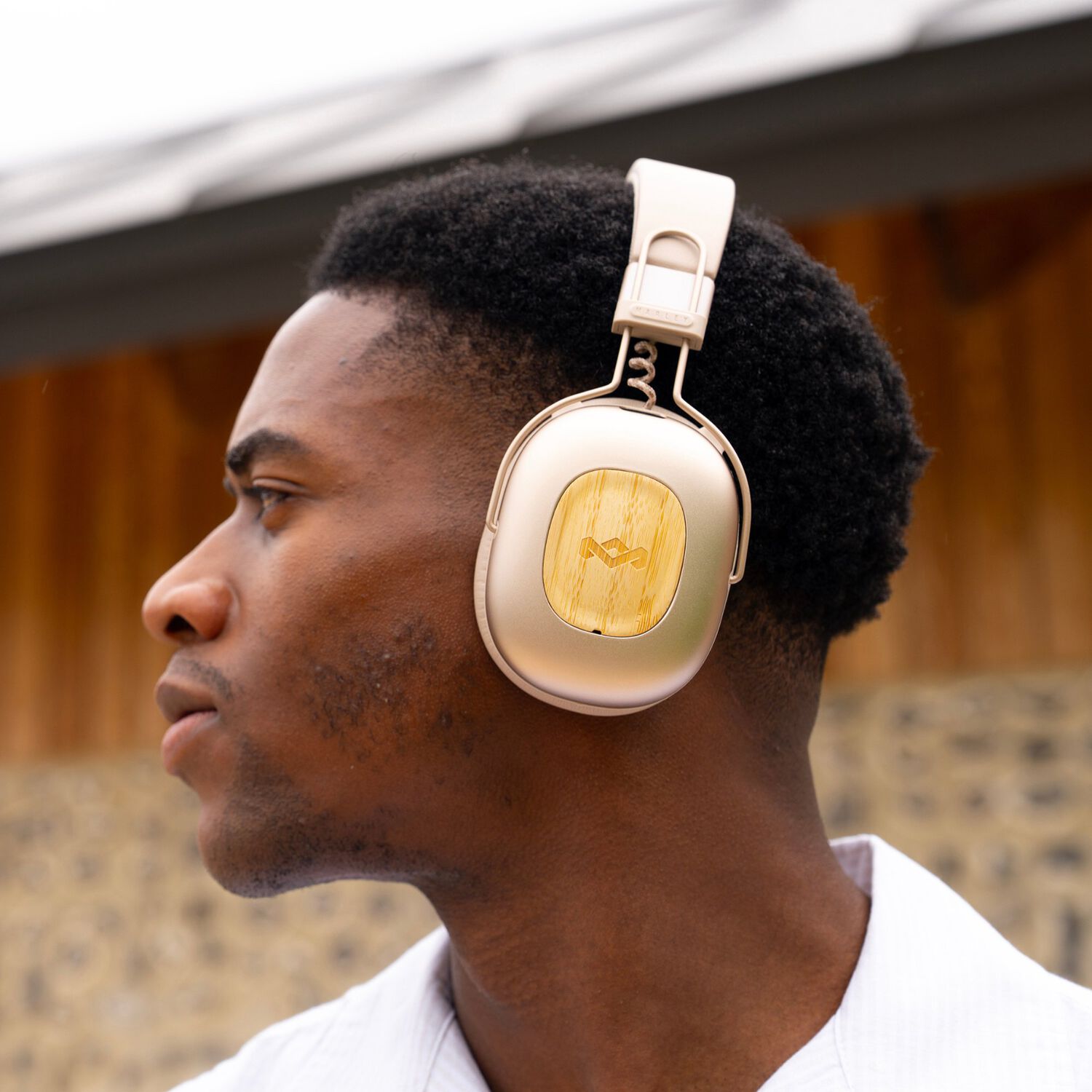 Aud&iacute;fono Bluetooth Positive Vibration Rebel Anc Beige image number 6.0