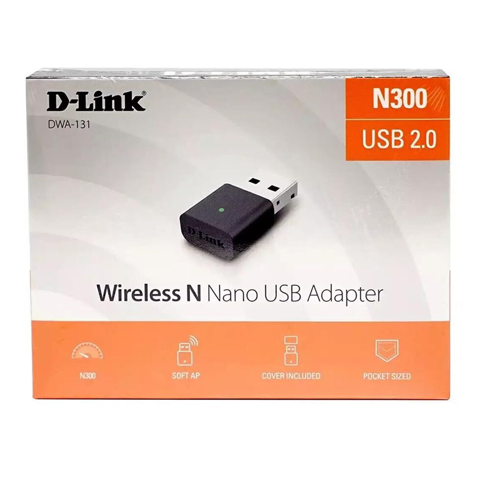 Adaptador Dlink Usb Wifi N300 Dwa-131 image number 2.0
