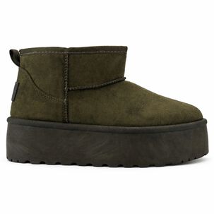 Botin Oliva Mujer Casual Chalada Pinguih