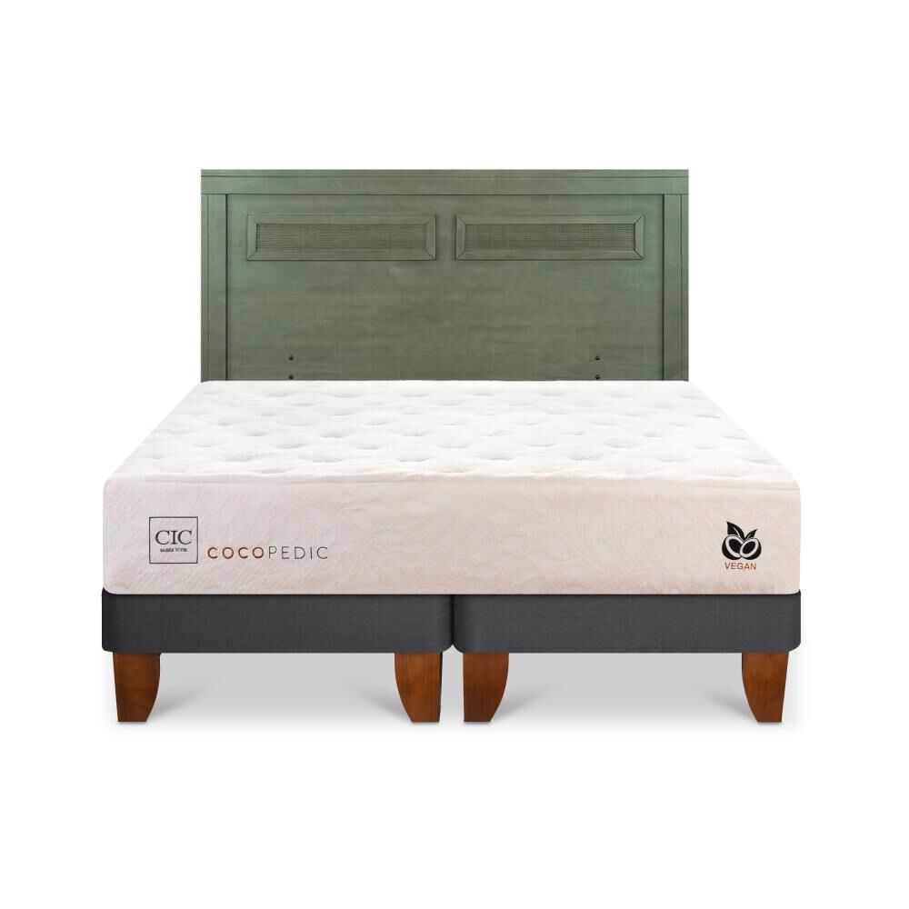 Cama Europea Cic Cocopedic / 2 Plazas / Base Dividida + Respaldo image number 0.0