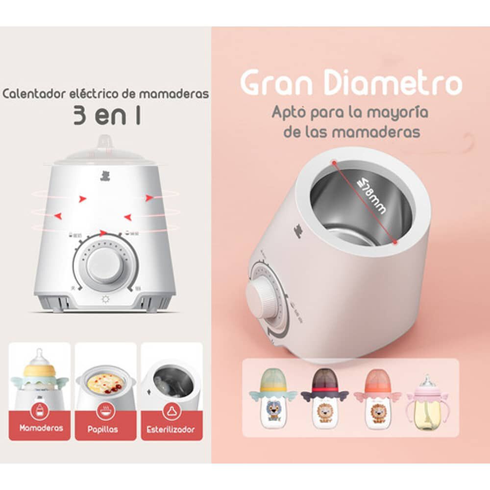 Calentador De Mamaderas 3 En 1 By Lubabycas image number 8.0