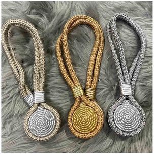 Pack De 02 Sujetadores - Abrazaderas Magneticas Para Cortinas Md19