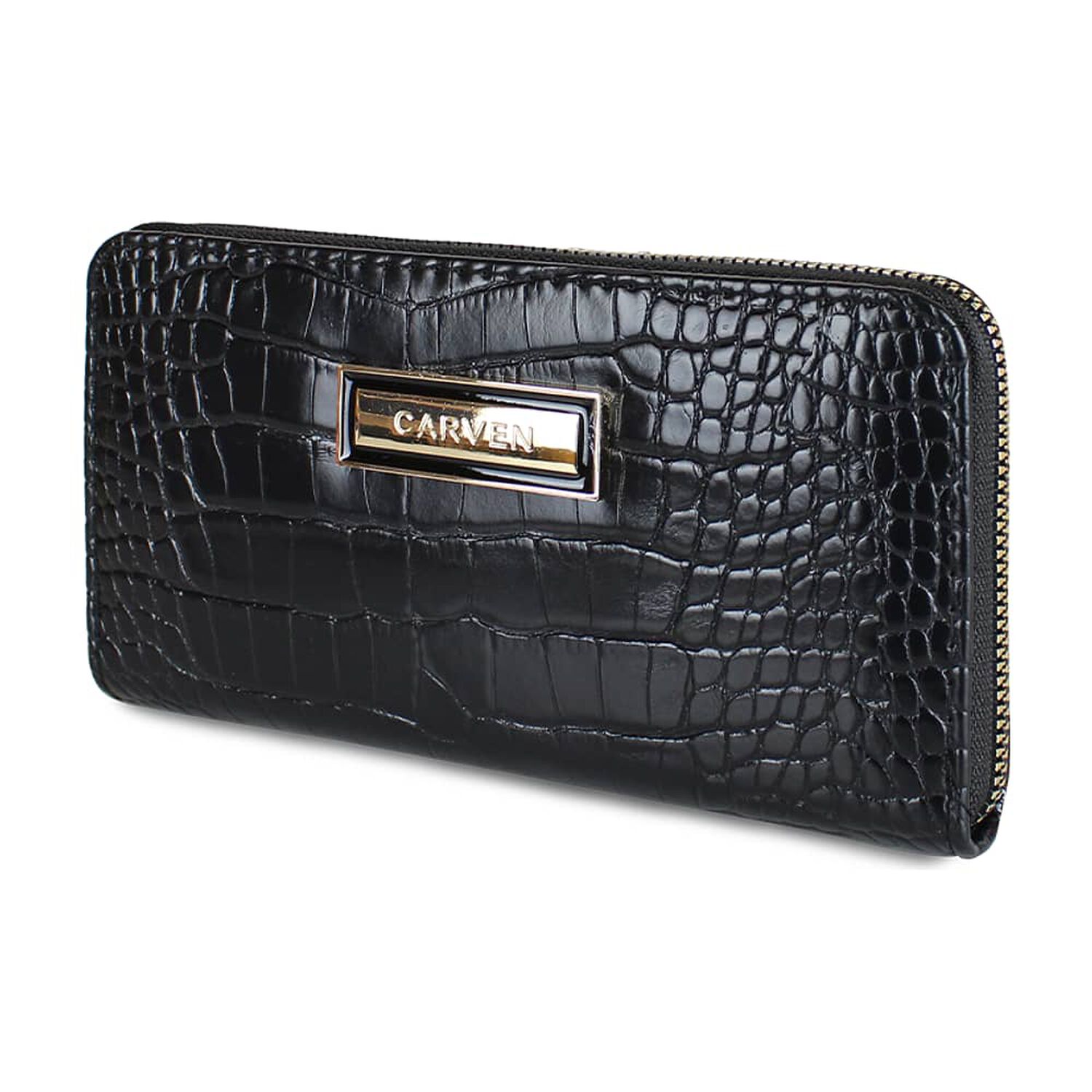 Billetera Mujer Sofia Negra Carven Paris image number 1.0