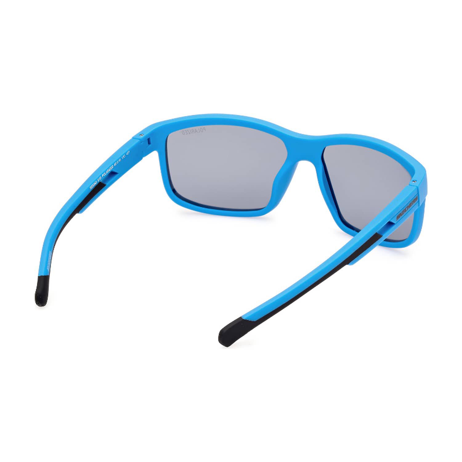 Lentes De Sol Azul Mate Polarizados Skechers image number 5.0
