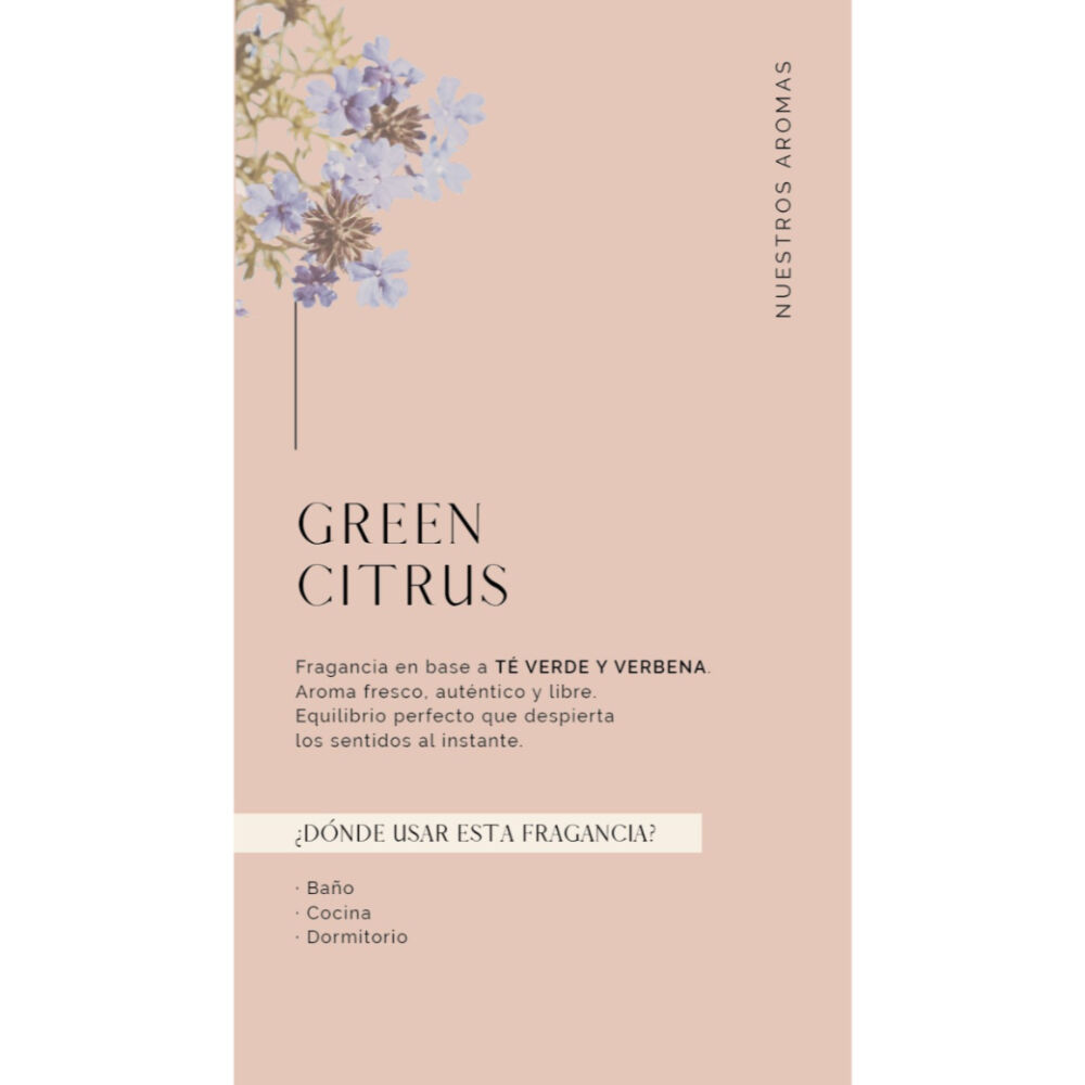Crema Humectante 500 Ml Green Citrus Ámbar Madison image number 1.0