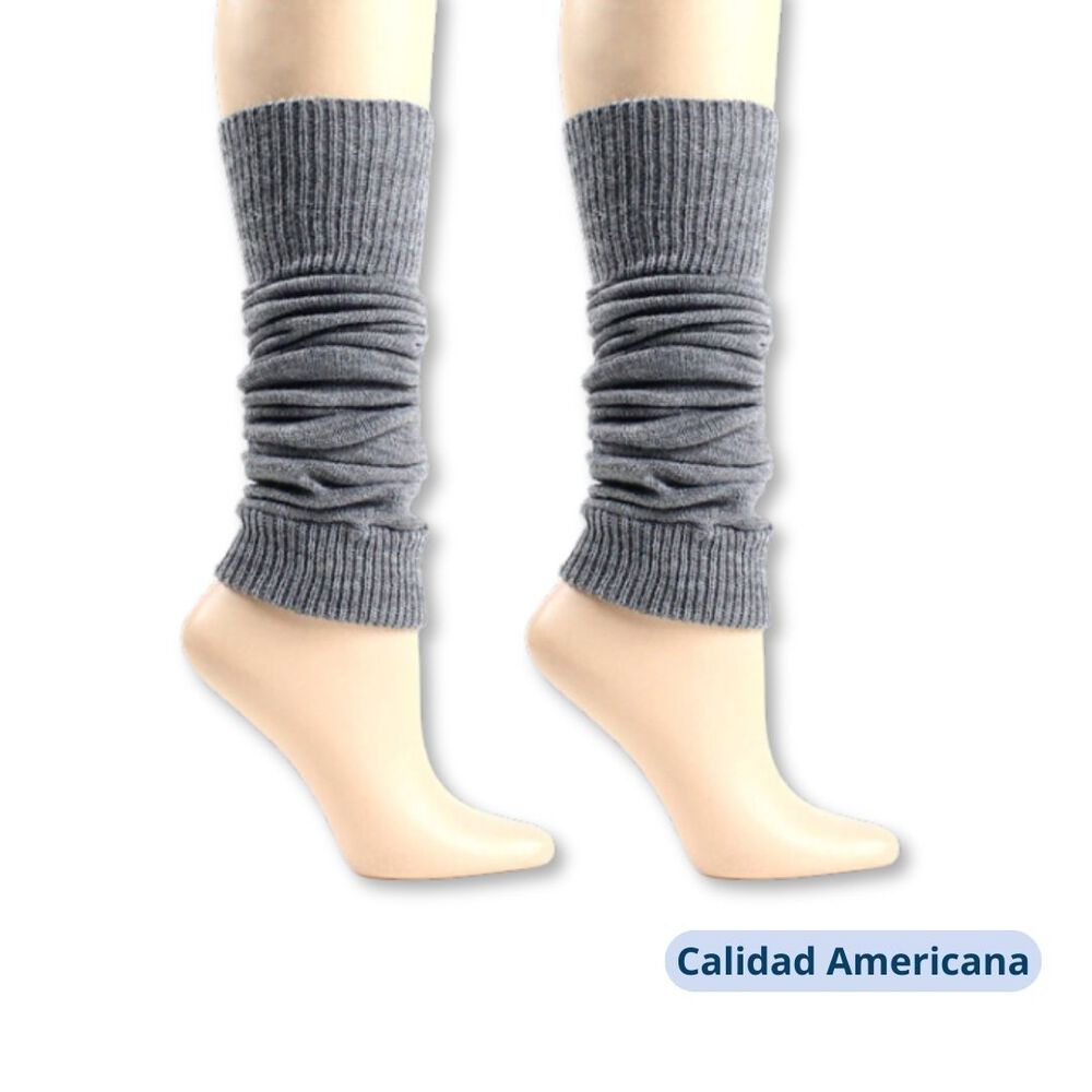 Pack 3 Polainas Escolar Gris Ni&ntilde;a image number 2.0