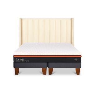 Cama Europea Cic Bee Comfort / King / Base Dividida + Respaldo