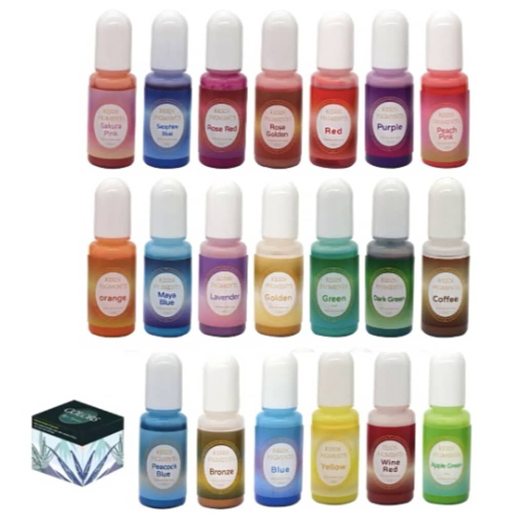 Pigmento Para Resina Uv 20 Colores Perla image number 0.0