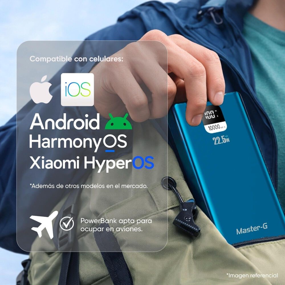 Bater&iacute;a Externa Power Bank 10000 Mah 22.5w Ucp10lpd image number 2.0