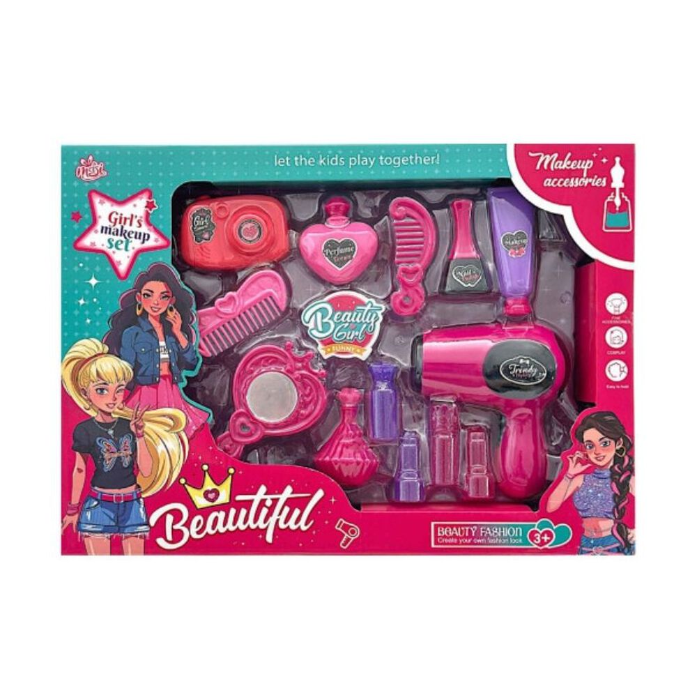 Set De Maquillaje Infantil Beauty Girl Con Accesorios image number 0.0
